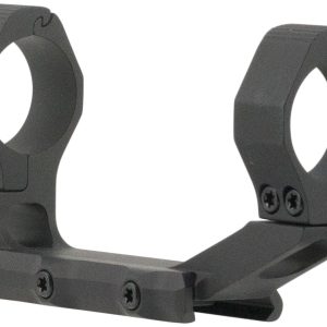 Aero Precision APRA210100 Ultralight Scope Mount/Ring Combo Black Anodized Aluminum, 1" Tube Fits AR-15, 1913 Picatinny Rail Mount