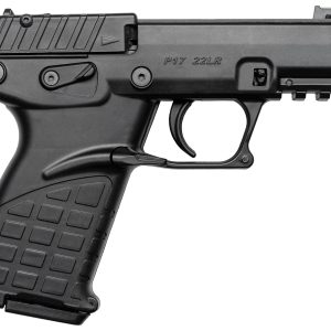 Kel-Tec P17BLK P17  Compact Frame 22 LR 16+1 3.80" Black Steel Threaded Barrel, Black Serrated Slide, Black Polymer Frame w/Picatinny Rail, Textured Grip, Ambidextrous