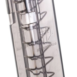 ETS Group SMKGLK1910 Pistol Mags  10rd Limited 9mm Luger Compatible w/ Glock 19/26 Smoke Polymer