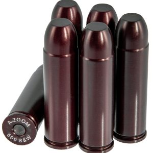 A-Zoom 16144 Revolver Snap Cap 500S&W Mag  6Pack