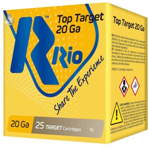 Rio Ammunition TT209 Top Target  20 Gauge 2.75" 7/8 oz 9 Shot 25 Per Box/ 10 Case