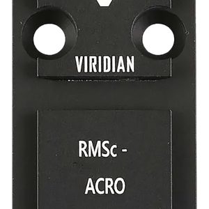 Viridian 9820031 RFX 44 Shield RMSc Mounting Adapter  Black Anodized