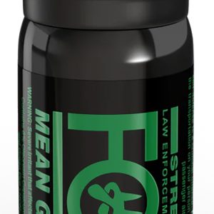 Fox Labs 156MGS Mean Green  Capsaicinoids 2 oz Black Spray Features Green Staining To ID Assaliant