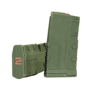 AMEND2 M2 7.62X51 SR-25 20RD OD GREEN POLYMER MAGAZINE ( 50 PER CASE )
